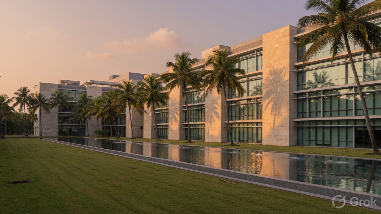 Harbourview campus, late afternoon